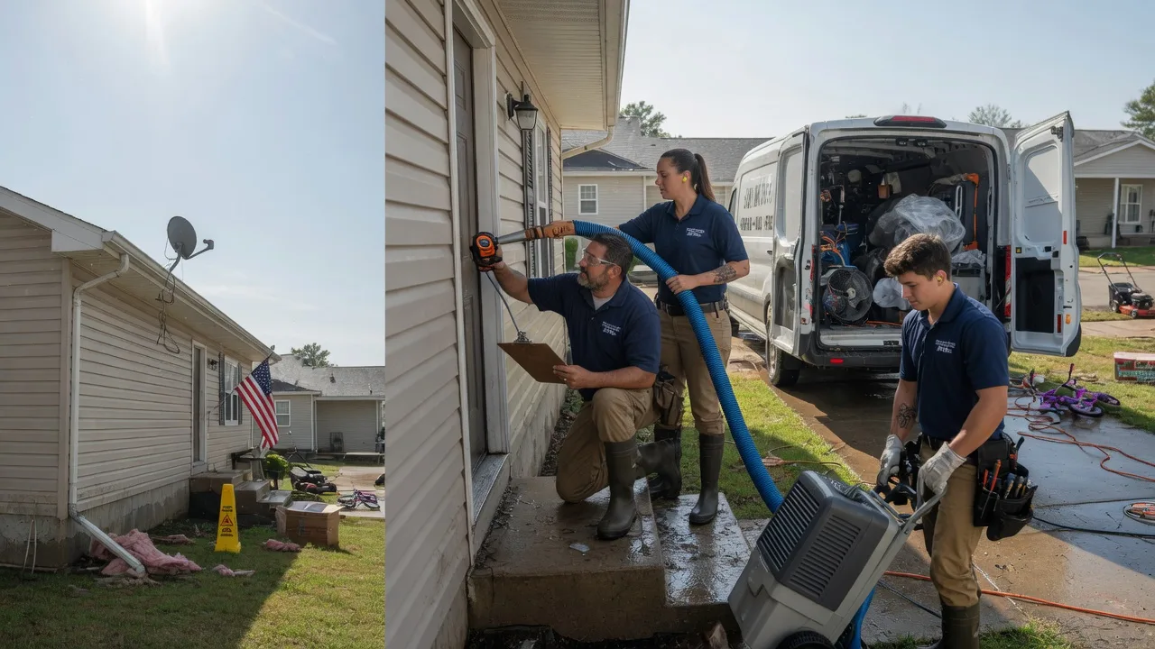 Ceiling Water Damage Restoration in Easton, TX near me