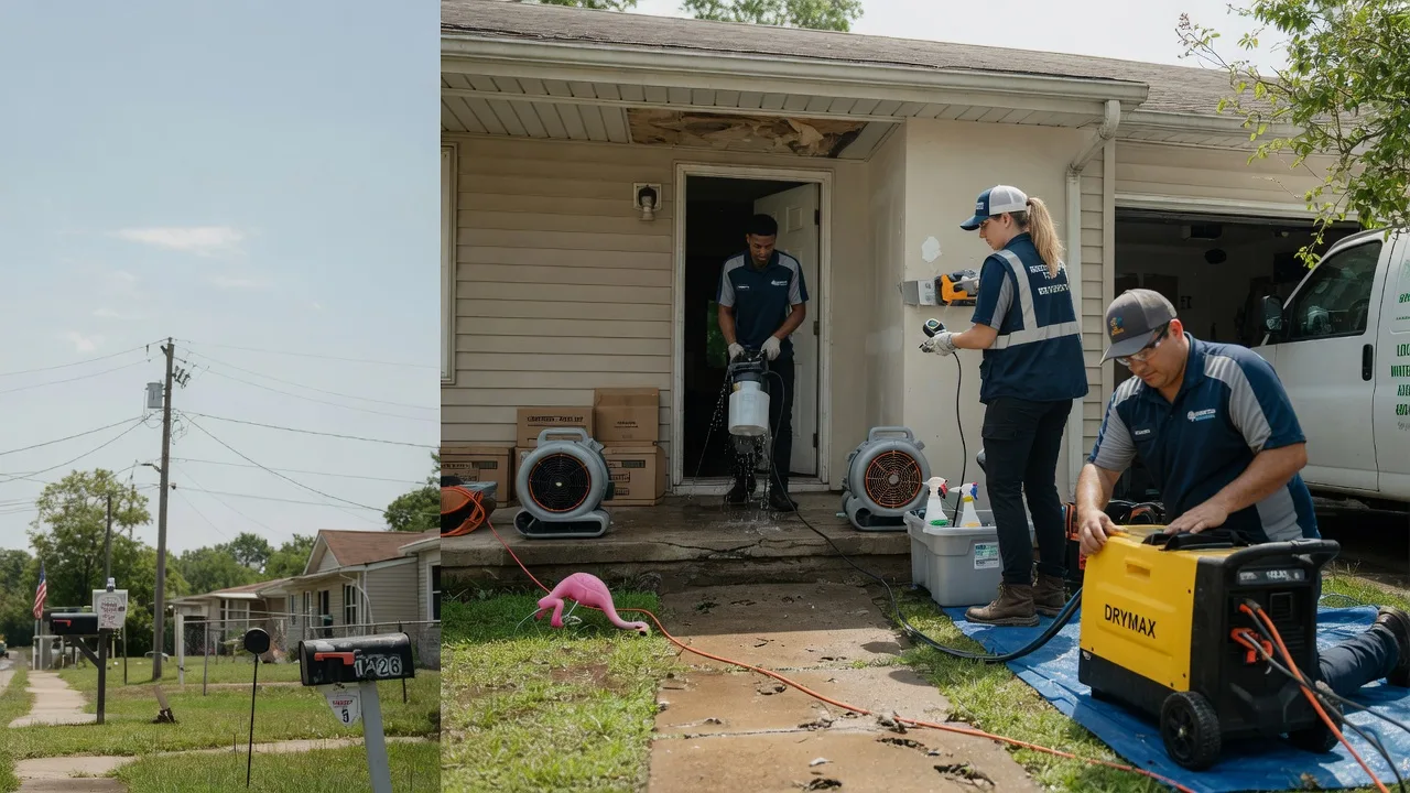Storm Damage Water Removal in Easton, TX near me
